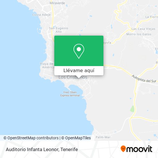 Mapa Auditorio Infanta Leonor