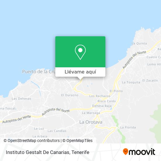 Mapa Instituto Gestalt De Canarias