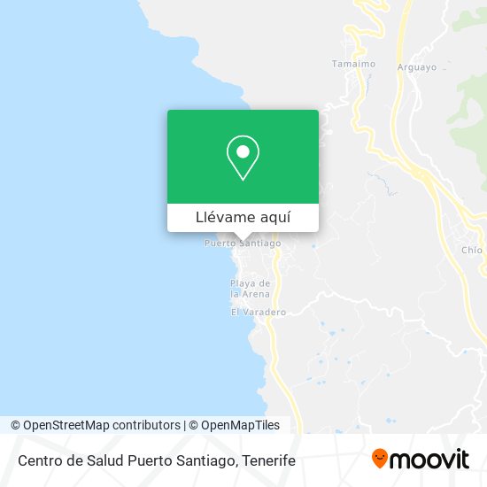 Mapa Centro de Salud Puerto Santiago