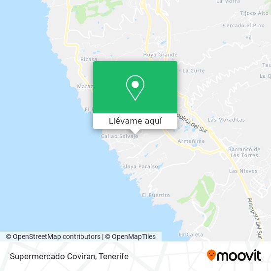 Mapa Supermercado Coviran