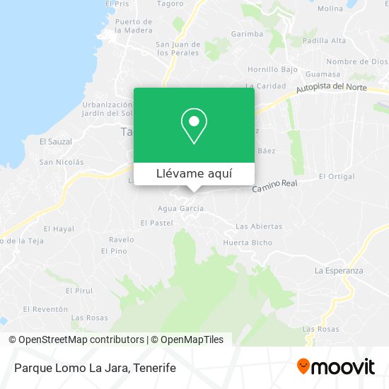 Mapa Parque Lomo La Jara