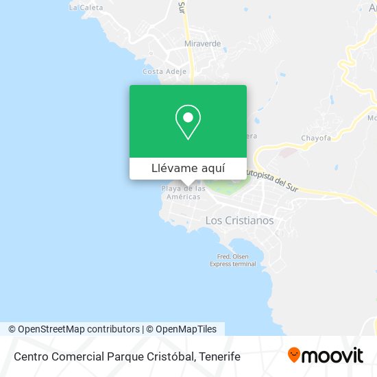 Mapa Centro Comercial Parque Cristóbal