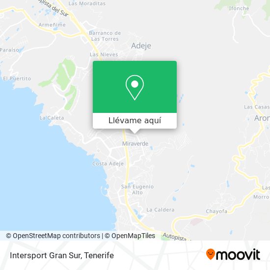 Mapa Intersport Gran Sur