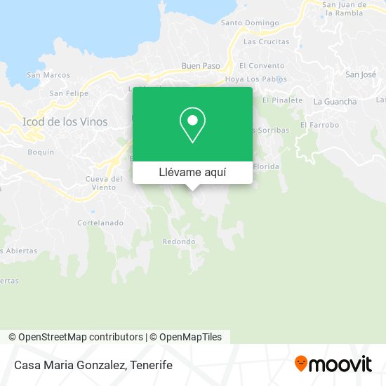 Mapa Casa Maria Gonzalez