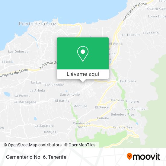 Mapa Cementerio No. 6
