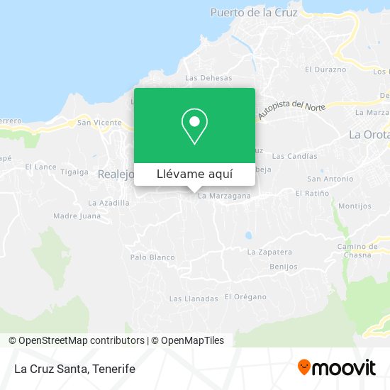 Mapa La Cruz Santa