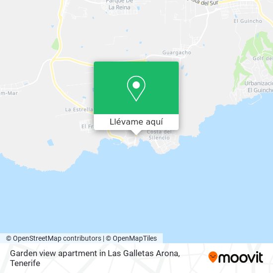 Mapa Garden view apartment in Las Galletas Arona