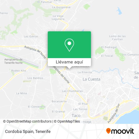 Mapa Cordoba Spain