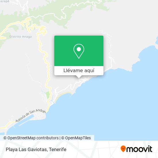 Mapa Playa Las Gaviotas