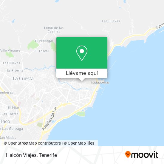 Mapa Halcón Viajes