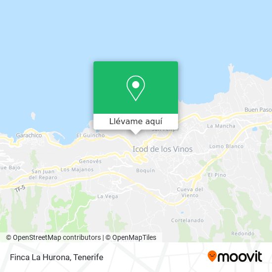 Mapa Finca La Hurona