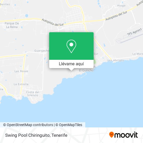 Mapa Swing Pool Chiringuito