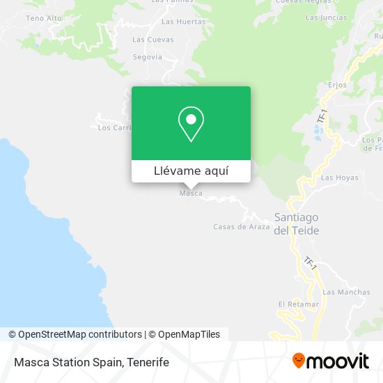 Mapa Masca Station Spain