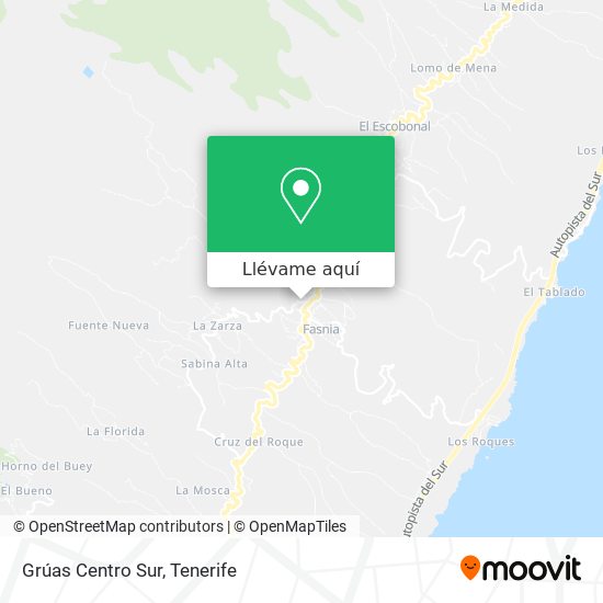 Mapa Grúas Centro Sur