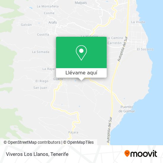 Mapa Viveros Los Llanos