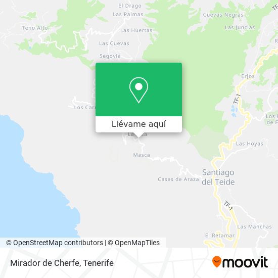 Mapa Mirador de Cherfe