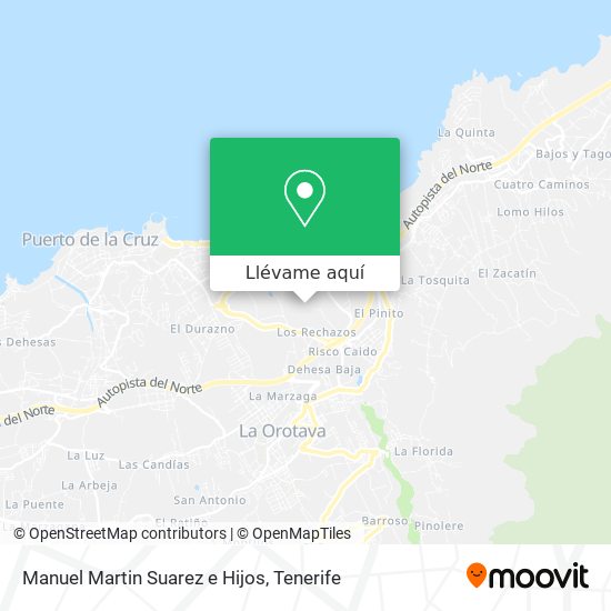 Mapa Manuel Martin Suarez e Hijos