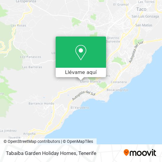 Mapa Tabaiba Garden Holiday Homes