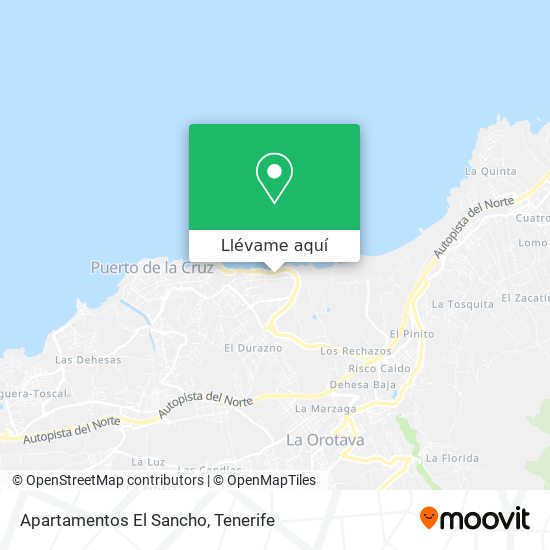 Mapa Apartamentos El Sancho