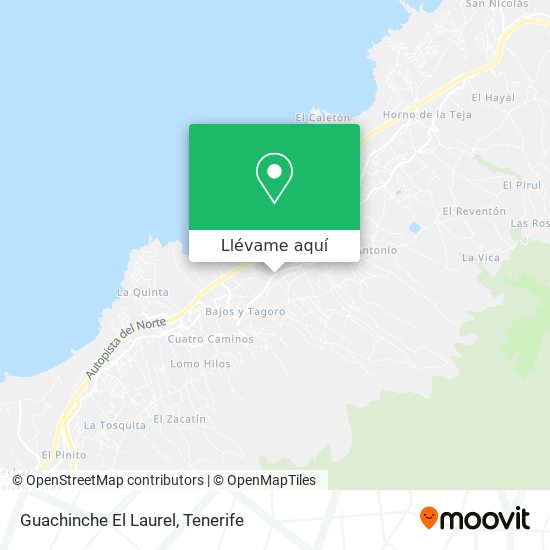 Mapa Guachinche El Laurel