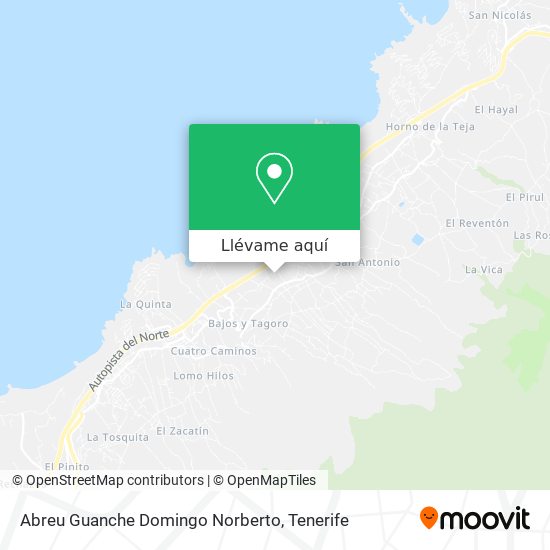 Mapa Abreu Guanche Domingo Norberto