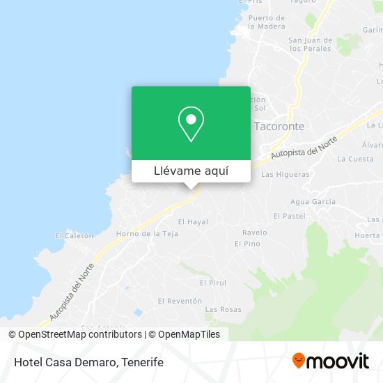 Mapa Hotel Casa Demaro