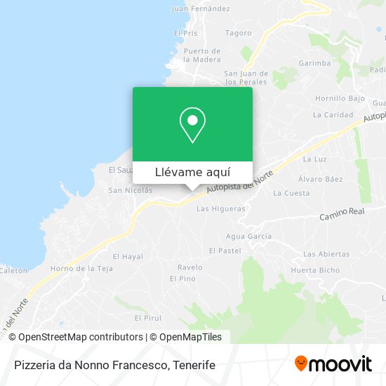 Mapa Pizzeria da Nonno Francesco