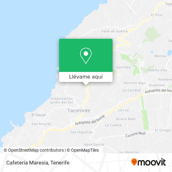 Mapa Cafeteria Maresia