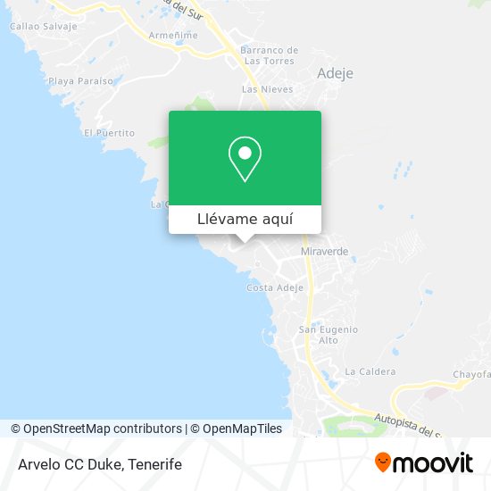 Mapa Arvelo CC Duke