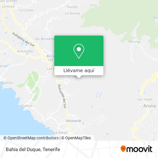 Mapa Bahía del Duque