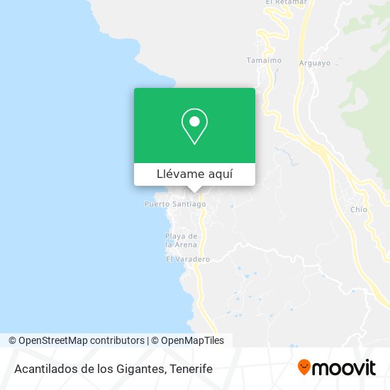 Mapa Acantilados de los Gigantes