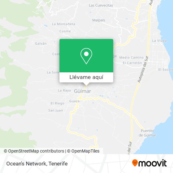 Mapa Ocean's Network