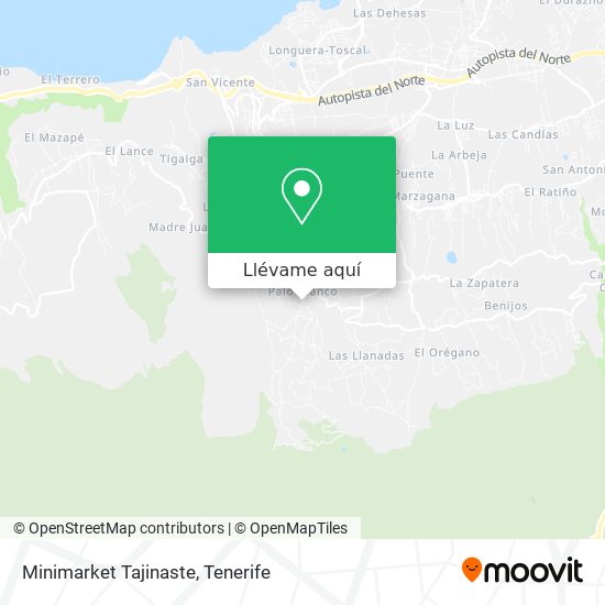 Mapa Minimarket Tajinaste