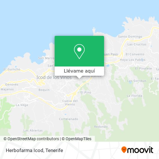 Mapa Herbofarma Icod