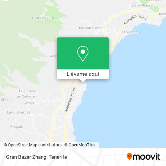 Mapa Gran Bazar Zhang