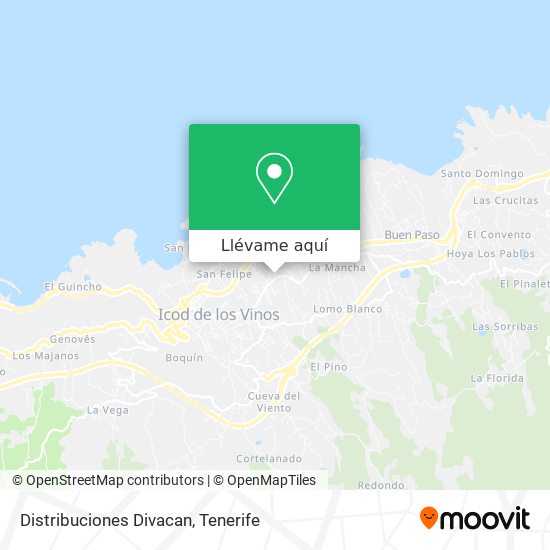 Mapa Distribuciones Divacan