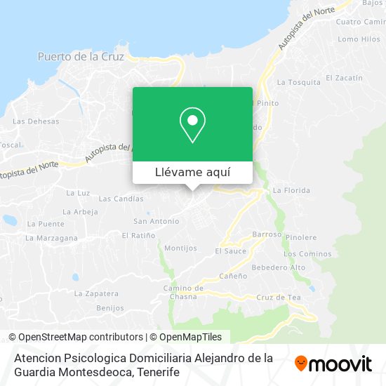 Mapa Atencion Psicologica Domiciliaria Alejandro de la Guardia Montesdeoca