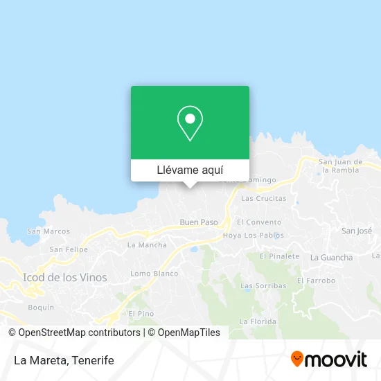 Mapa La Mareta