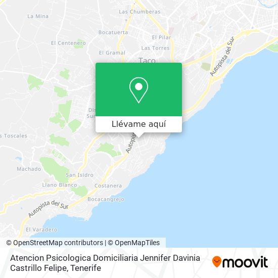 Mapa Atencion Psicologica Domiciliaria Jennifer Davinia Castrillo Felipe