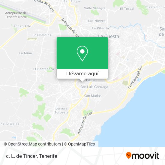 Mapa c. L. de Tincer