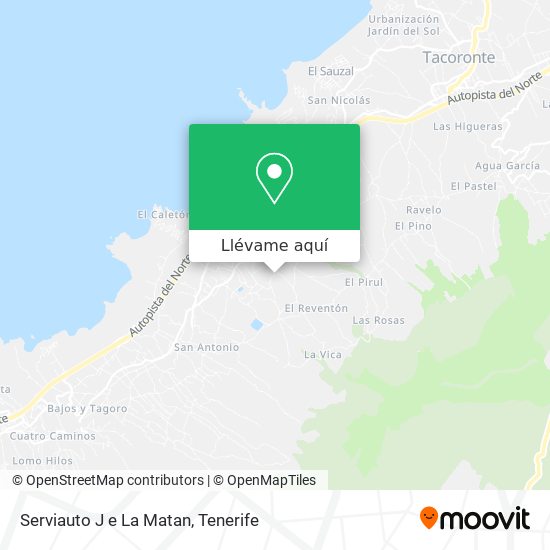 Mapa Serviauto J e La Matan