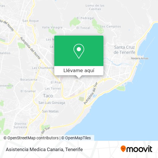 Mapa Asistencia Medica Canaria