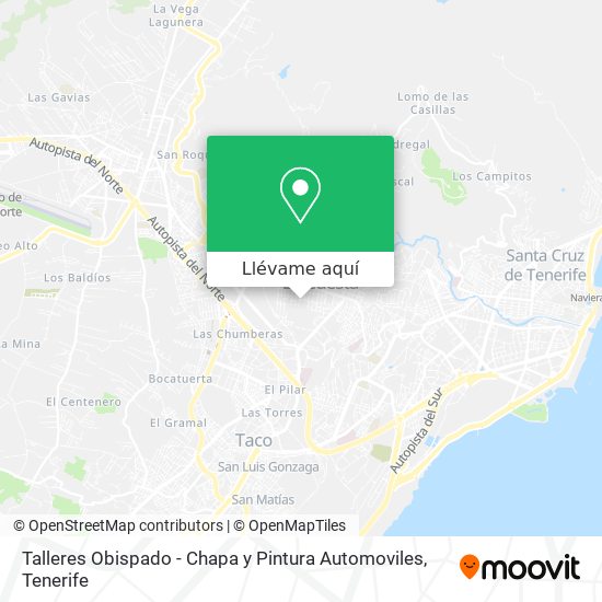 Mapa Talleres Obispado - Chapa y Pintura Automoviles