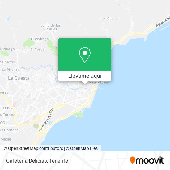 Mapa Cafeteria Delicias