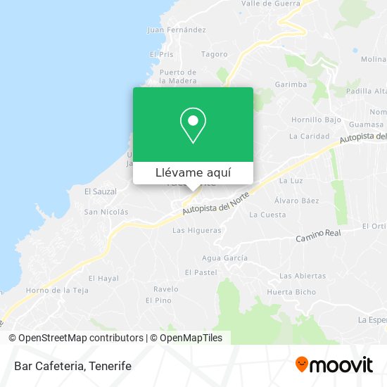Mapa Bar Cafeteria