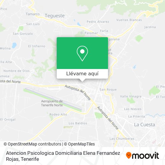 Mapa Atencion Psicologica Domiciliaria Elena Fernandez Rojas