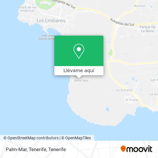 Mapa Palm-Mar, Tenerife