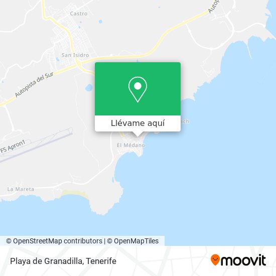 Mapa Playa de Granadilla