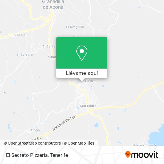 Mapa El Secreto Pizzeria