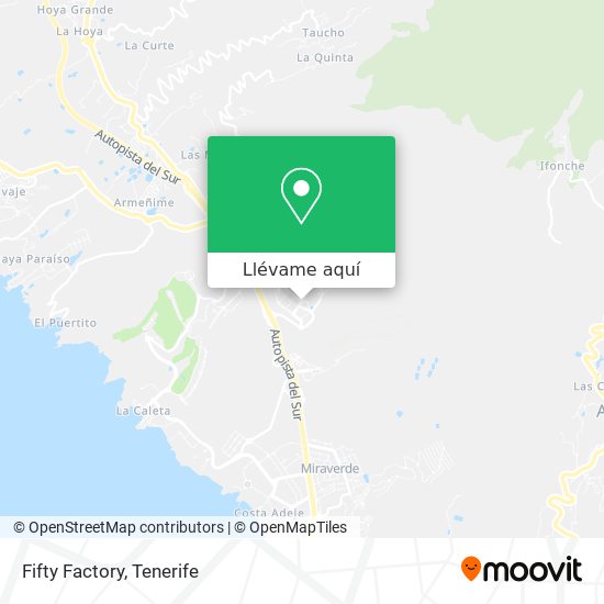 Mapa Fifty Factory